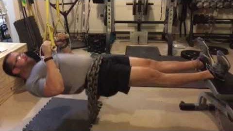 Chain-loaded TRX Inverted Rows