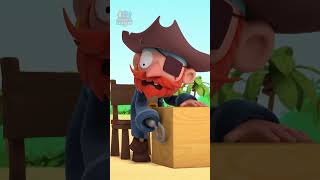 Captain Redbeard won't share his Footstool! | 123 Number Squad! | Learning Shorts | #kids