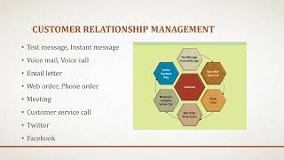 SECTION 8.2: CUSTOMER RELATIONSHIP MANAGEMENT AND ENTERPRISE RESOURCE PLANNING part1
