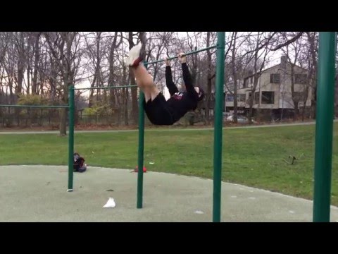 Hanging Leg Raise, Toes to Bar
