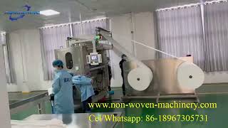 Cotton tissue machine,  disposable face towel machine, soft wipes making machine, dry wipes machine