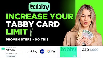 How To Increase Tabby Card Limit FAST | How to check tabby card limit | how to check tabby limit |