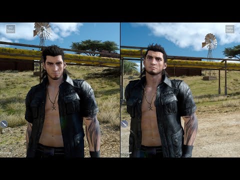 Final Fantasy 15 - Windows Edition: Test - GamersGlobal - Was taugen 4K, HD-Texturen, Egosicht, EyeTracking & Co.?