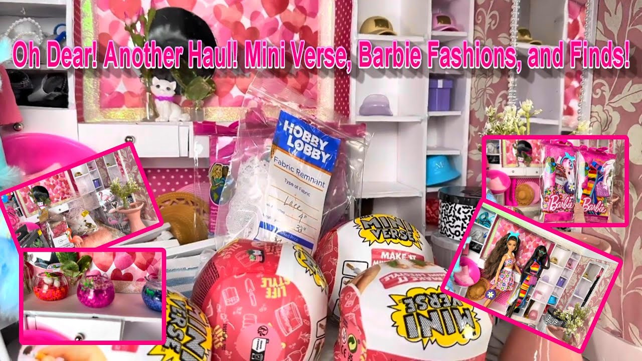 Hodge Podge! Mini Verse! New Barbie Fashion Packs! Finds! Shout Outs!