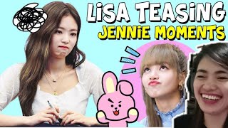 when LISA teases JENNIE (REACTION VIDEO) | MISS A CHANNEL