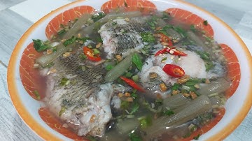 [cô út miền tây] món ăn ngon #46 canh chua cá rô bông súng