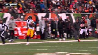 Ben Roethlisberger-Martavis Bryant connect on this 94-yard touchdown (Week 14, 2014)