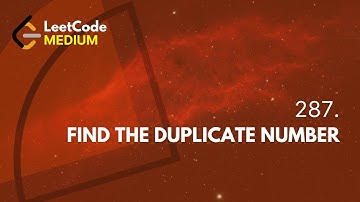 LeetCode 287. Find the Duplicate Number