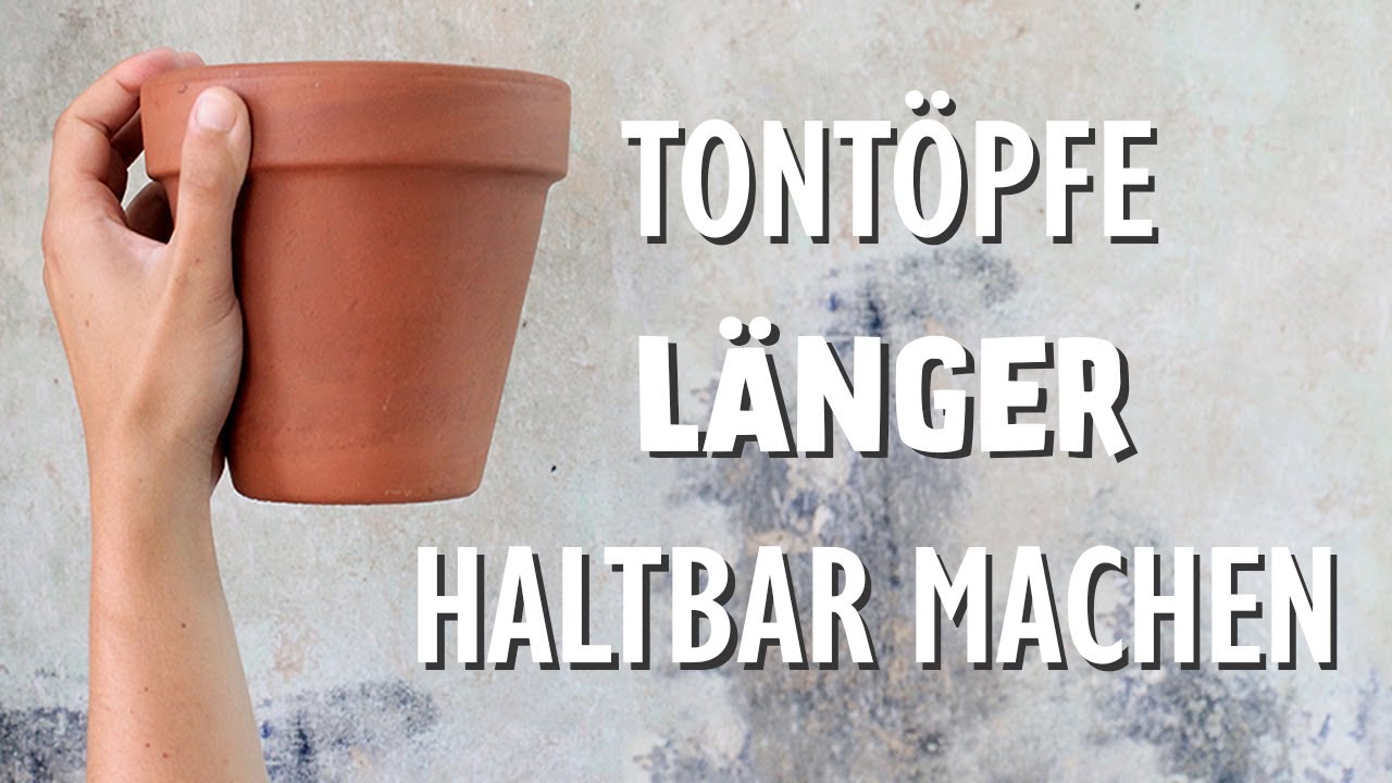 Wie Bekomme Ich Ein Loch In Einen Tontopf Mit DIESEM Trick sehen Tontöpfe auch nach 10 Jahren aus wie neu! 💯