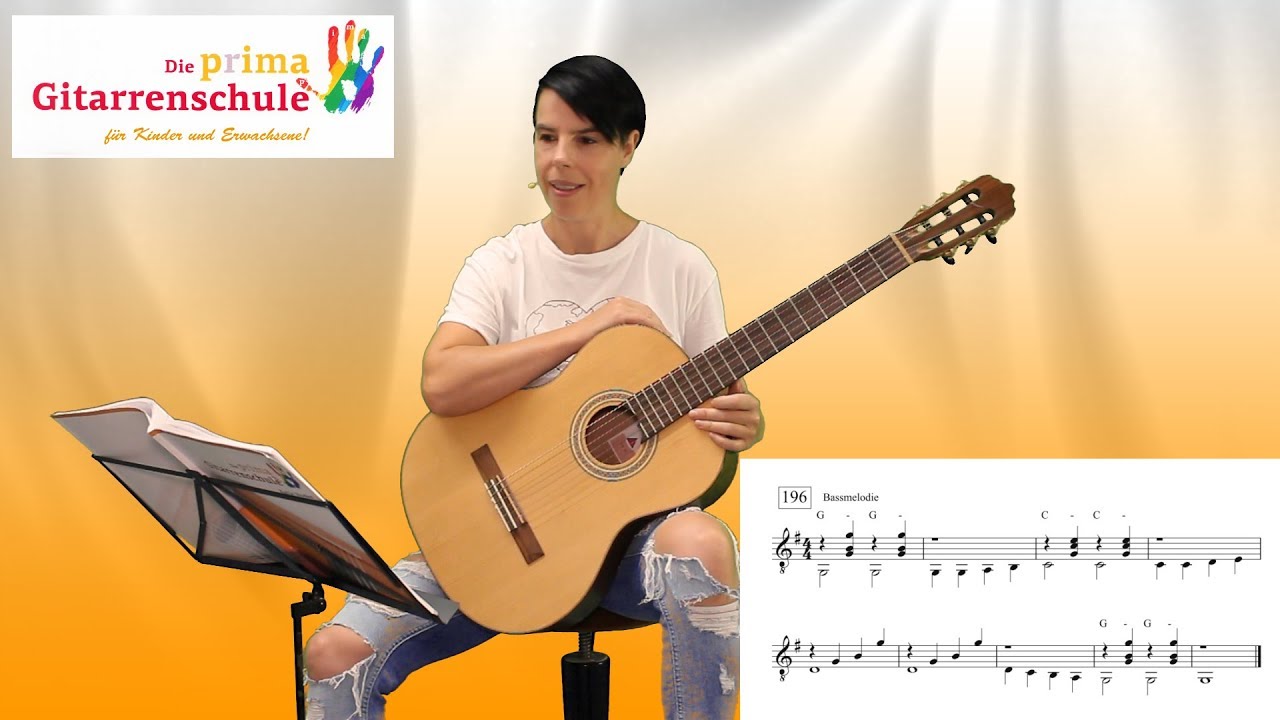 [80] Gitarre lernen mit Katja Hoder - Bassmelodie