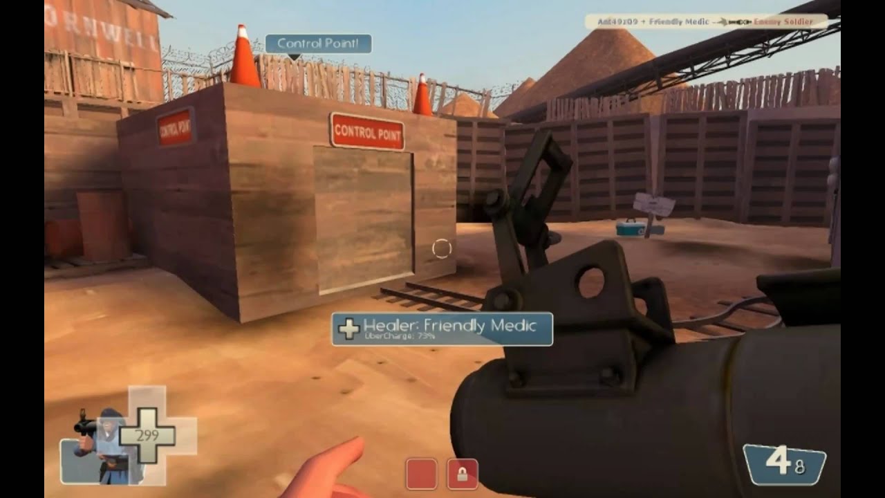 Team Fortress 2 Trainning Mode Gameplay  Highest Settings 1080p HD