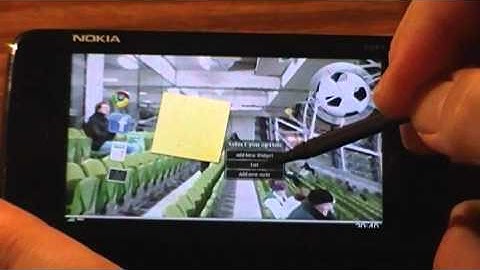 Meego UI demo for N900