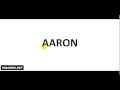 Prnom de garons franais  aaron