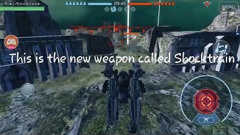 War Robots Test Server- New Weapon Shocktrain