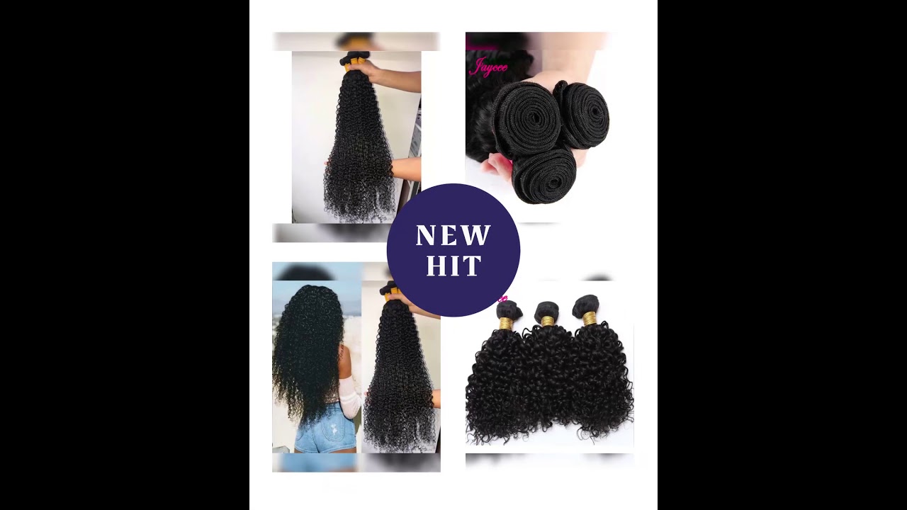 10a Remy Mongolian Kinky Curly Hair Extension Weave