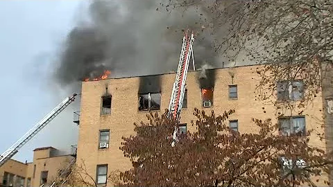 Residents displaced after massive fire tears through Westchester apartment building