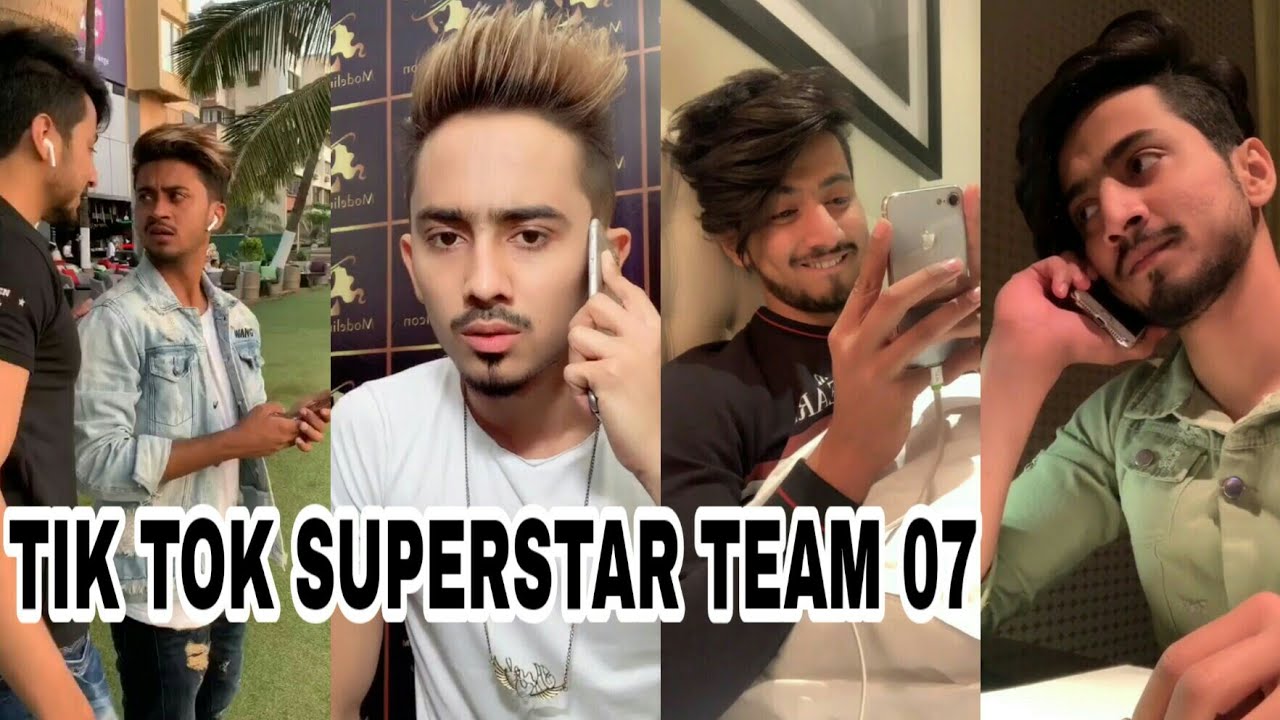 Tik Tok Superstar Team07,Mr.Faisu , Hasnain,Adnan,  Faiz  & Shafi #Tiktok #Musically Famous Videos