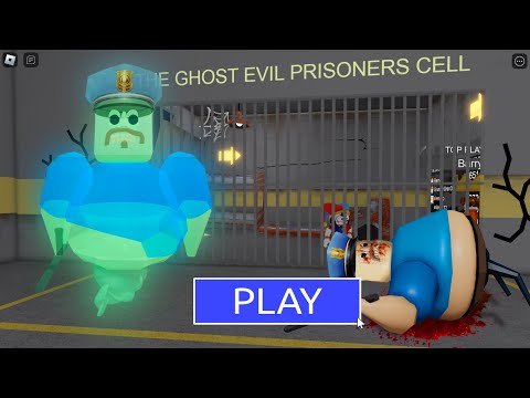 Ghost Barry's Prison Run! New Scary Obby