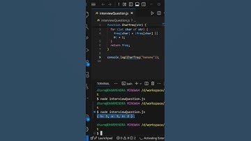 Find Character Frequency in JavaScript! 🔥 #shorts