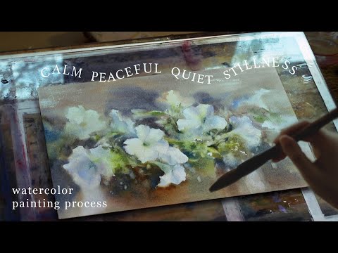 Finding stillness with painting. When the world feels too much, where do you find solace?