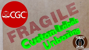 CGC Custom Labels Unboxinng