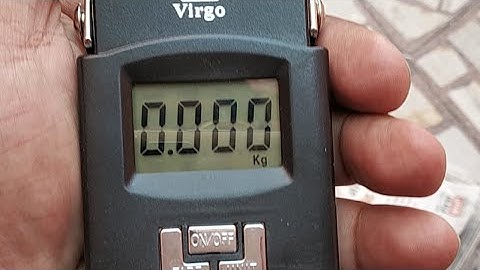 Weighing Scale Digital Portable, Hook Type, 25 Kg  : Feature and Live Demo