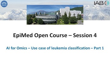 AI for Omics - Use case of leukemia classification - Part 1 (in French)