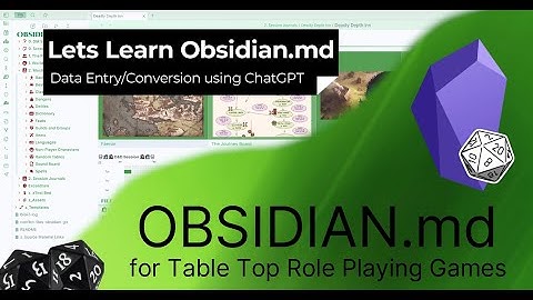 Obsidian - Data Conversion with ChatGPT