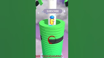 blue ball 🔵  gameplay in stack ball  💖 #tiktok #shorts #viral #stackball @mrtashgaming