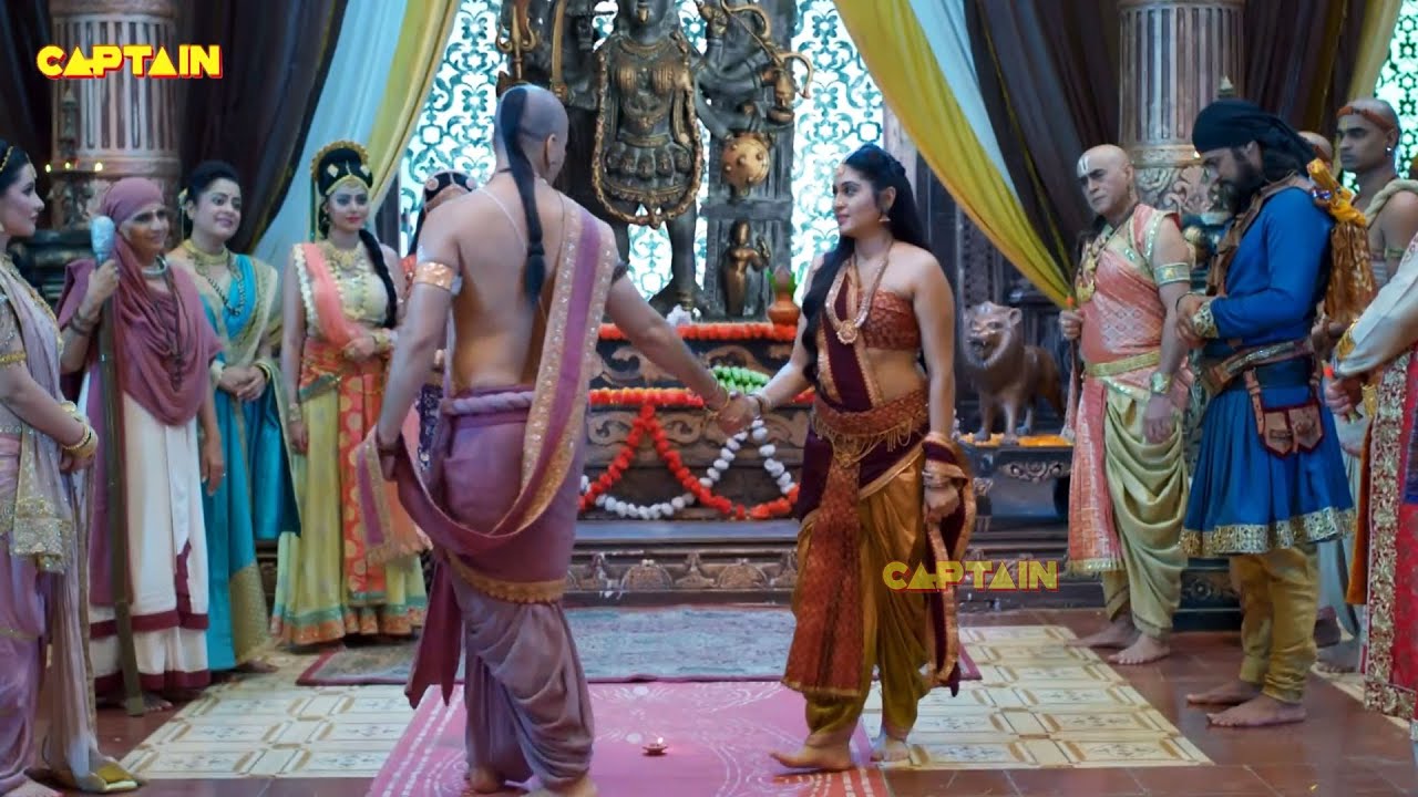 पंडित रामा कृष्ण और शारदा देवी ने लगाए दिये के सात फेरे - Tenali Rama - EP  530, 531, 532