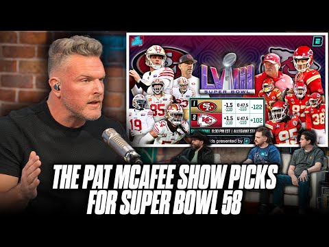 The Pat McAfee Show&#39;s Picks For Super Bowl 58