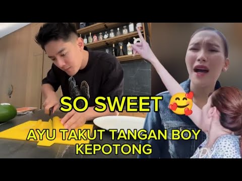 SO SWEET🥰 AYU TING-TING TAKUT TANGAN BOY WILLIAM KEPOTONG