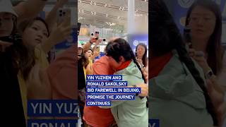 Yin Yuzhen and Ronald Sakolsky bid farewell in Beijing, promise the journey continues