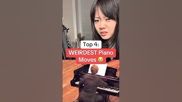 Top 4 WEIRDEST Piano Moves 😭 #piano #fyp #shorts #memes #funny #weird #brainrot #classical