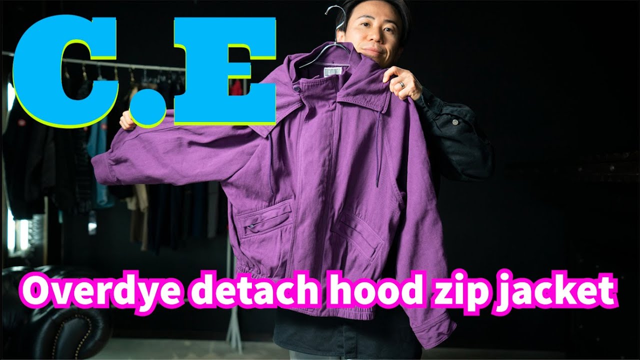 C.E / Overdye detach hood zip jacketをコーディネイトも兼ねて紹介し