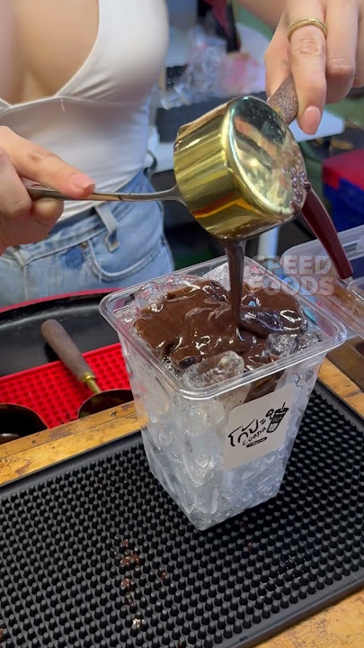 Famous Chocolate with fresh milk in Thailand - Chachoengsao food fair 12-24nov Thailand