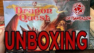Dragon Quest (1992) Dungeons and Dragons  Board Game Unboxing and Overview Video - Crit Games