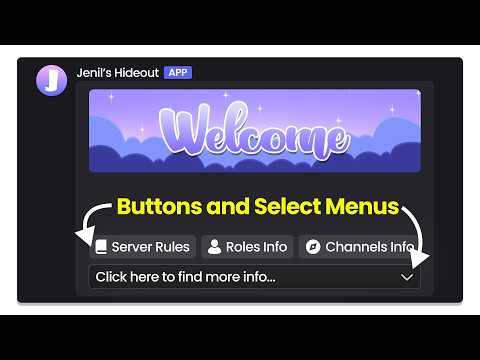 How To Create a Component Message with Buttons and Select Menus (ft. Discohook)