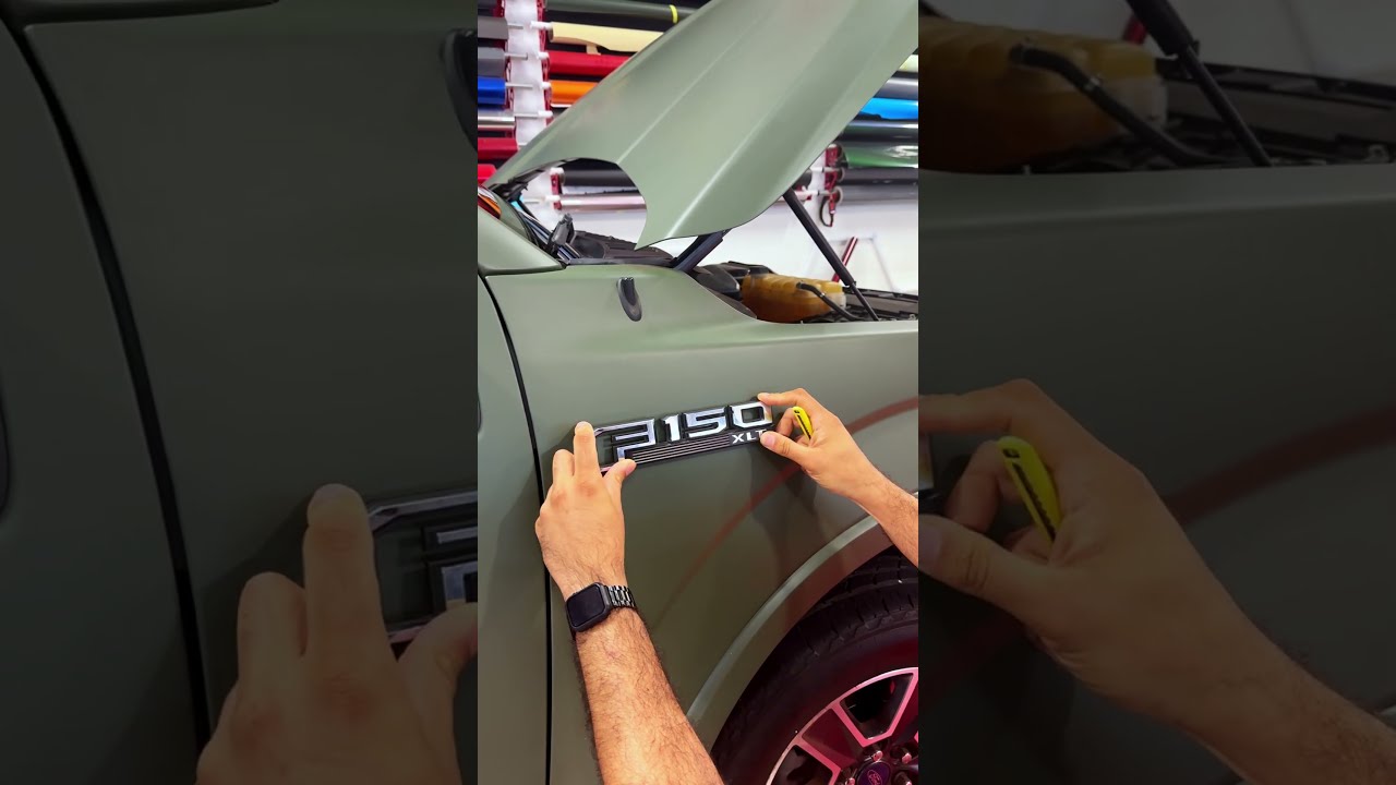 The F150 Badge Clicks Firmly Into Its Spot
