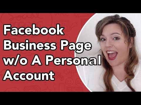 How To Create Facebook Page Without A Personal Account