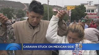 Caravan Of Asylum Seekers Hope To Come To U.S. Despite Trump's Rebukes