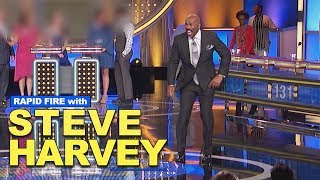 Rapid Fire with Steve Harvey: Presidential Run, Preferred Super Powers, and More!