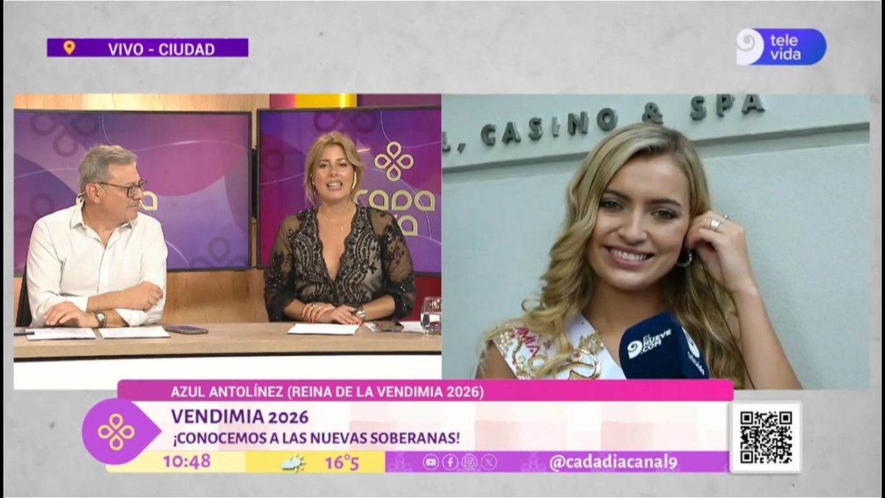 ¡Conocemos a las nuevas Reina y Virreina Nacionales de la Vendimia!