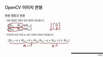 OpenCV 이미지 변형 [ Python 데이터 분석과 이미지 처리 ] (Image Transformation)