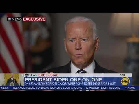 Joe Biden Falsely Claims “No One’s Being Killed Right Now” Near Kabul Airport