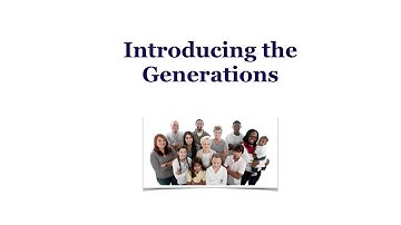 Generational Issues in Global Education: Introducing the Generations