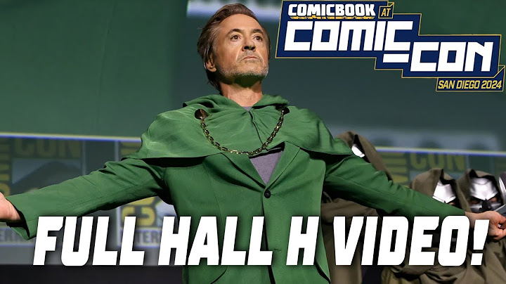 Robert Downey Jr DOCTOR DOOM Reveal! Full Video From Marvel Hall H!