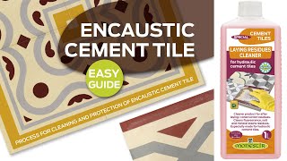 💚🏡 How to clean and apply the sealer for encaustic cement tiles  📢▶️