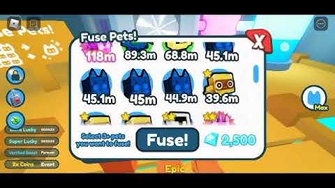 What happen when you fuse Rainbow Metal Skull+Golden Happy Computer+x2 Golden Robot(Pet Simulator X)