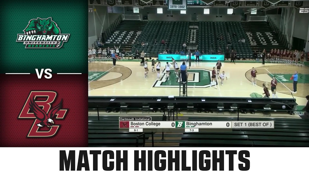 Binghamton vs. Boston College Match Highlights | 2026 ACC Volleyball